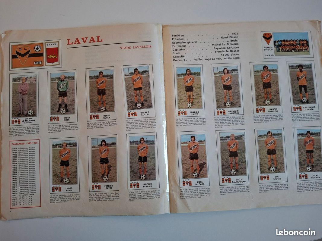 ALBUM panini football foot 77 complet trés bon etat