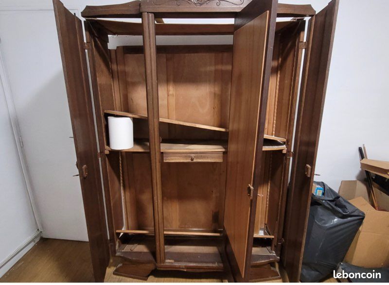 Armoire ancienne à rénover. Prête à prendre. Démontée (image 8)