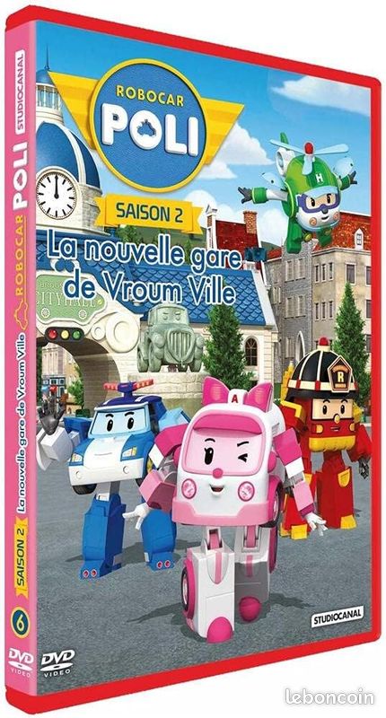 Robocar Poli-Saison 2 (La Nouvelle Gare de Vroum Ville) dvd - DVD - Films