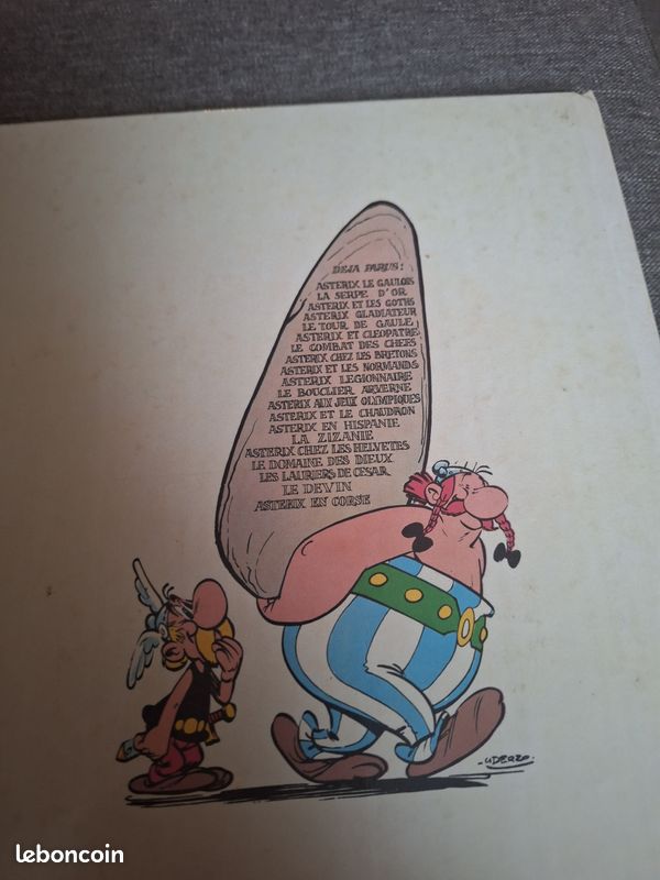 Vends ASTERIX en Corse EO 15 euros (cote BDM 80 euros) (image 2)