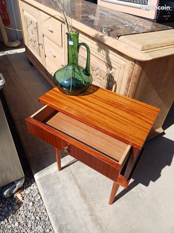 Table de nuit vintage style suédoise Scandinave (image 3)