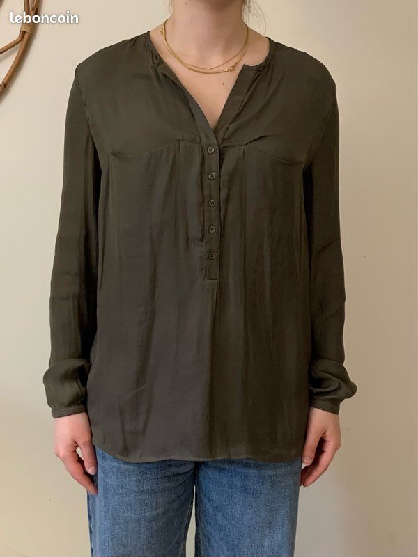 Blouse Sinéquanone taille 36 en satin (image 1)