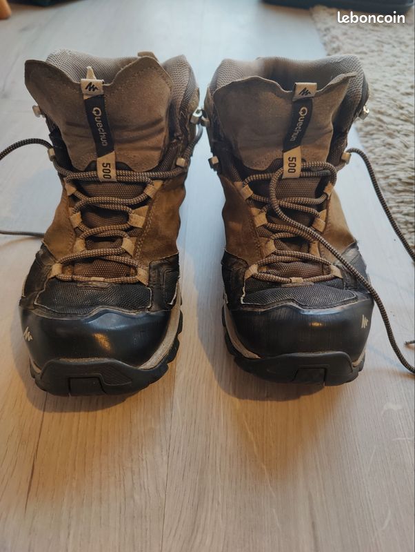 QUECHUA Chaussures imperméables de randonnée montagne - MH500 MID gris - homme - Taille 42
74,99
https:/[URL masquée pour votre sécurité] (image 1)