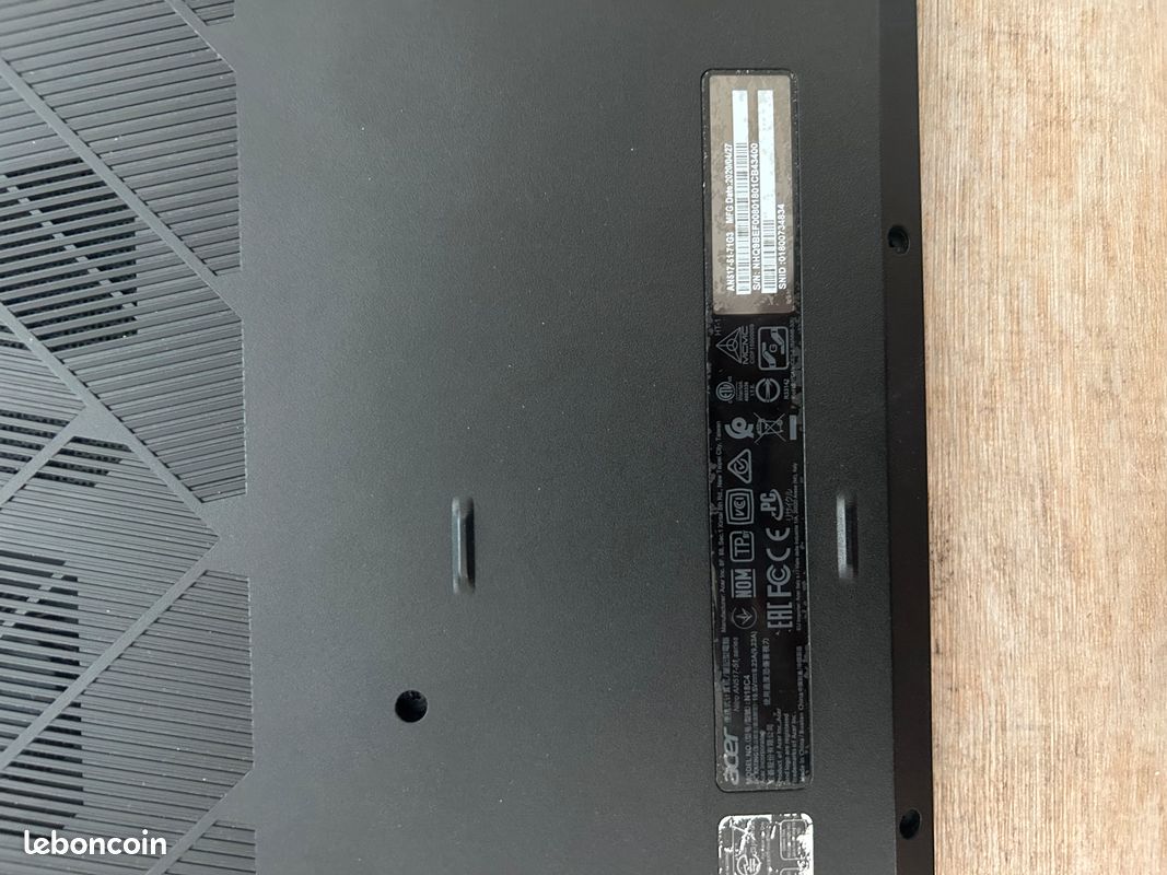 POUR PIECES : Acer Nitro 5 (AN517-51 series) 17,3 pouces + chargeur (image 6)