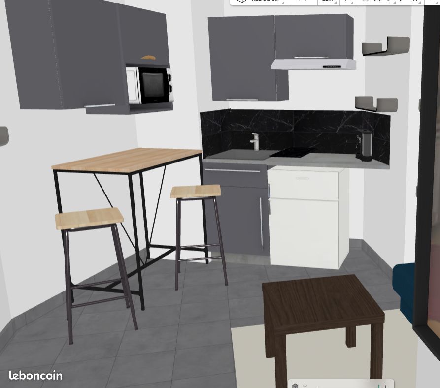 Appartement 1 pièce 21 m² · à Marseille · 21 m² · 800 €/mois
