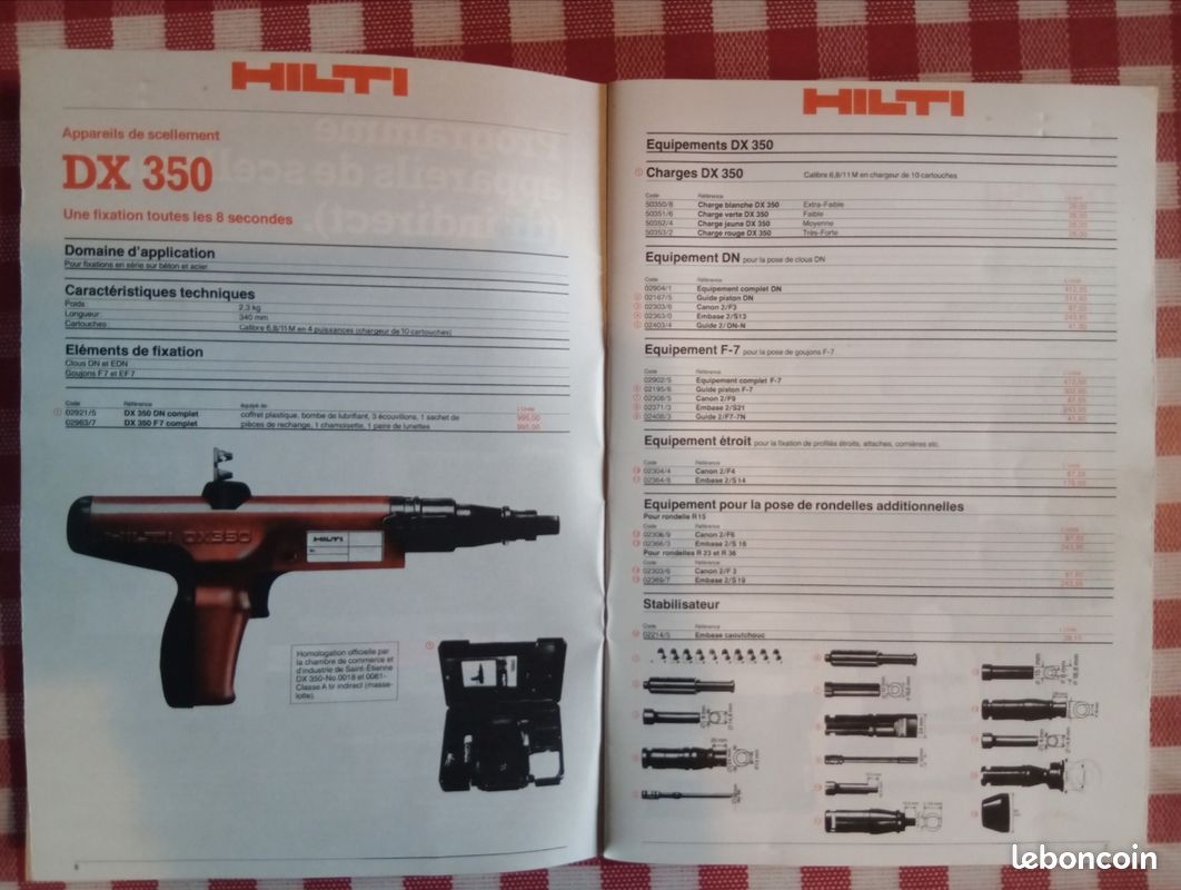 Pistolet cloueur à poudre Hilti DX 350 (image 9)