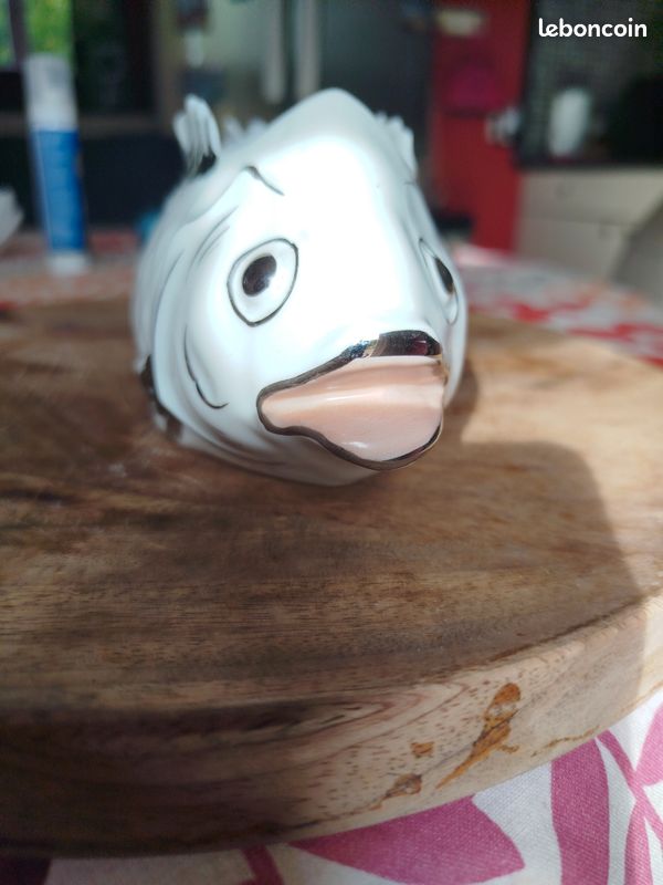 Poisson-jardinière Lindner Bavaria en porcelaine, Allemagne de l'Ouest, vers 1960-1970 (image 11)