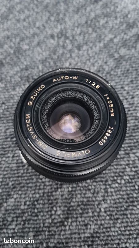 Objectif Grand Angle Olympus OM-System Zuiko 35 Mm F/2 - Fabrication Japon
