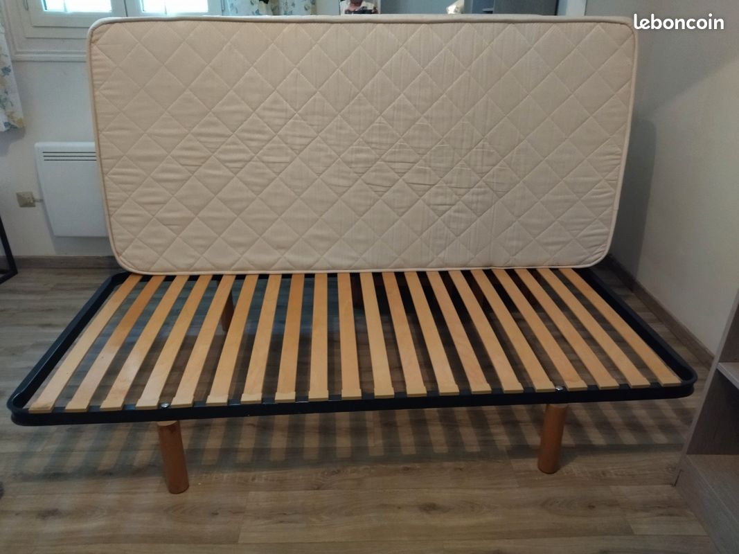 Lit plus matelas (image 1)