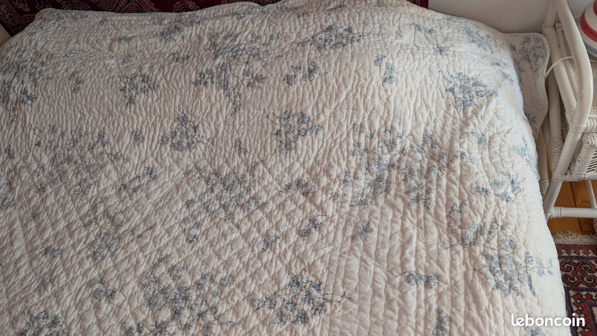 Couverture 2 Place Couvre Lit Dessus Lit Polyester 200 X 200 Vintage