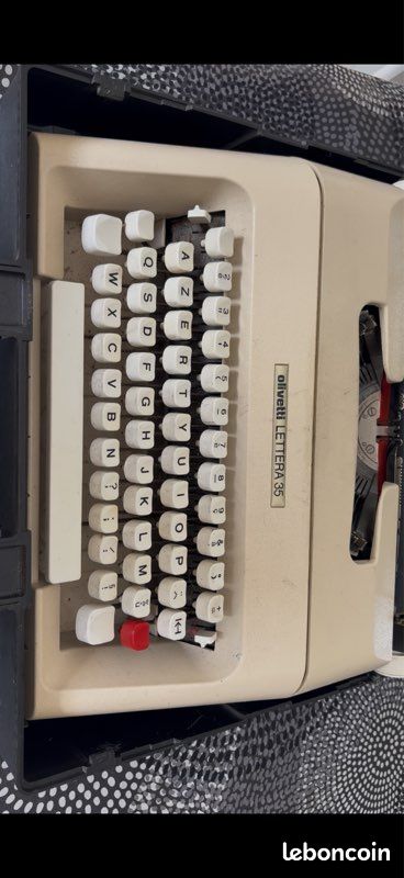 Machine à écrire vintage collector Olivetti LETTERA 35 (image 5)