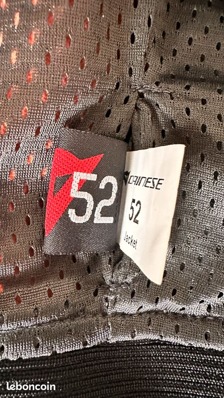 Dainese - Blouson Cuir Racing 3. L/XL (image 6)