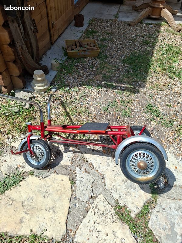 Tricycle enfant vintage en métal – années 1960/70 (image 8)
