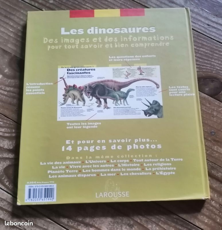 L'encyclopédie Larousse "les dinosaures" - neuf (image 4)