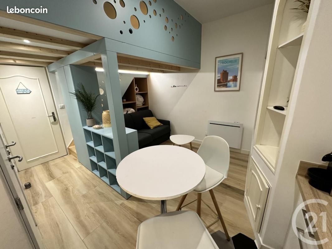 Appartement 1 pièce 16 m² · à La Rochelle · 16 m² · 550 €/mois
