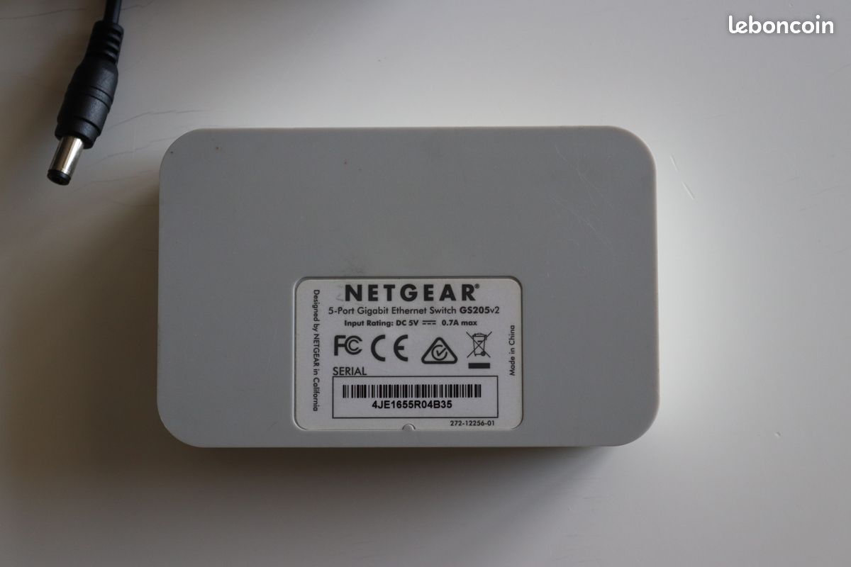 Switch Ethernet Gigabit 5 ports NETGEAR GS205v2 (image 2)