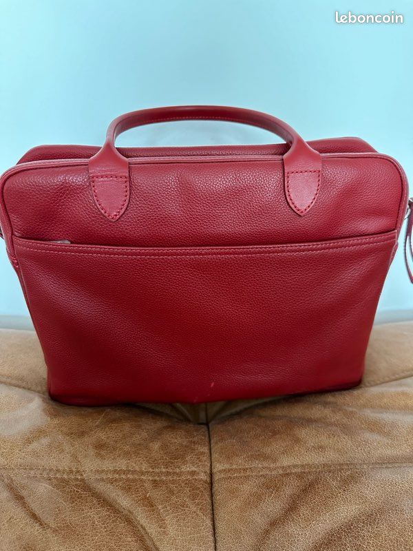 Longchamp Sacs Rouge Sac Longchamp Cuir Rouge Accessoires Bagagerie