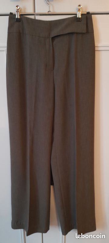 Pantalon Habillé Femme Noir Taille 34 - Marque 35th, Occasion Très Bon état