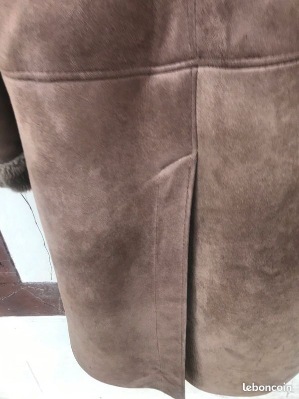 Vends manteau cuir retourné et mouton pour femme (image 2)