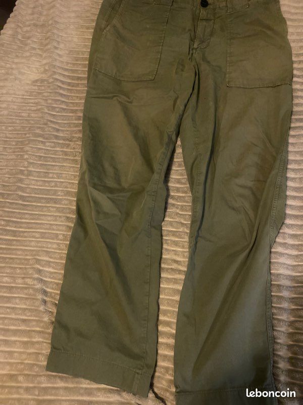 Pantalon vert été (image 1)