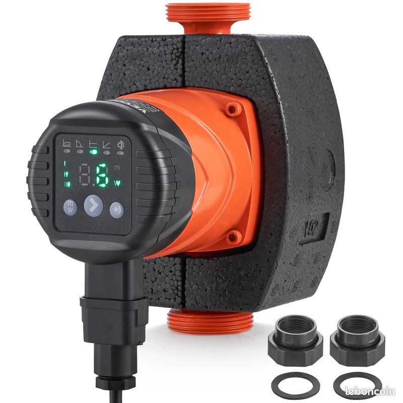 Pompe De Circulation D'eau Chaude Et Froide G1/2 - Performance Constante, Laiton Doré