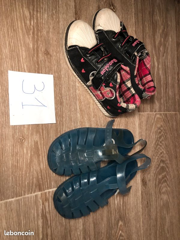 Lot de chaussures été 31 (image 1)