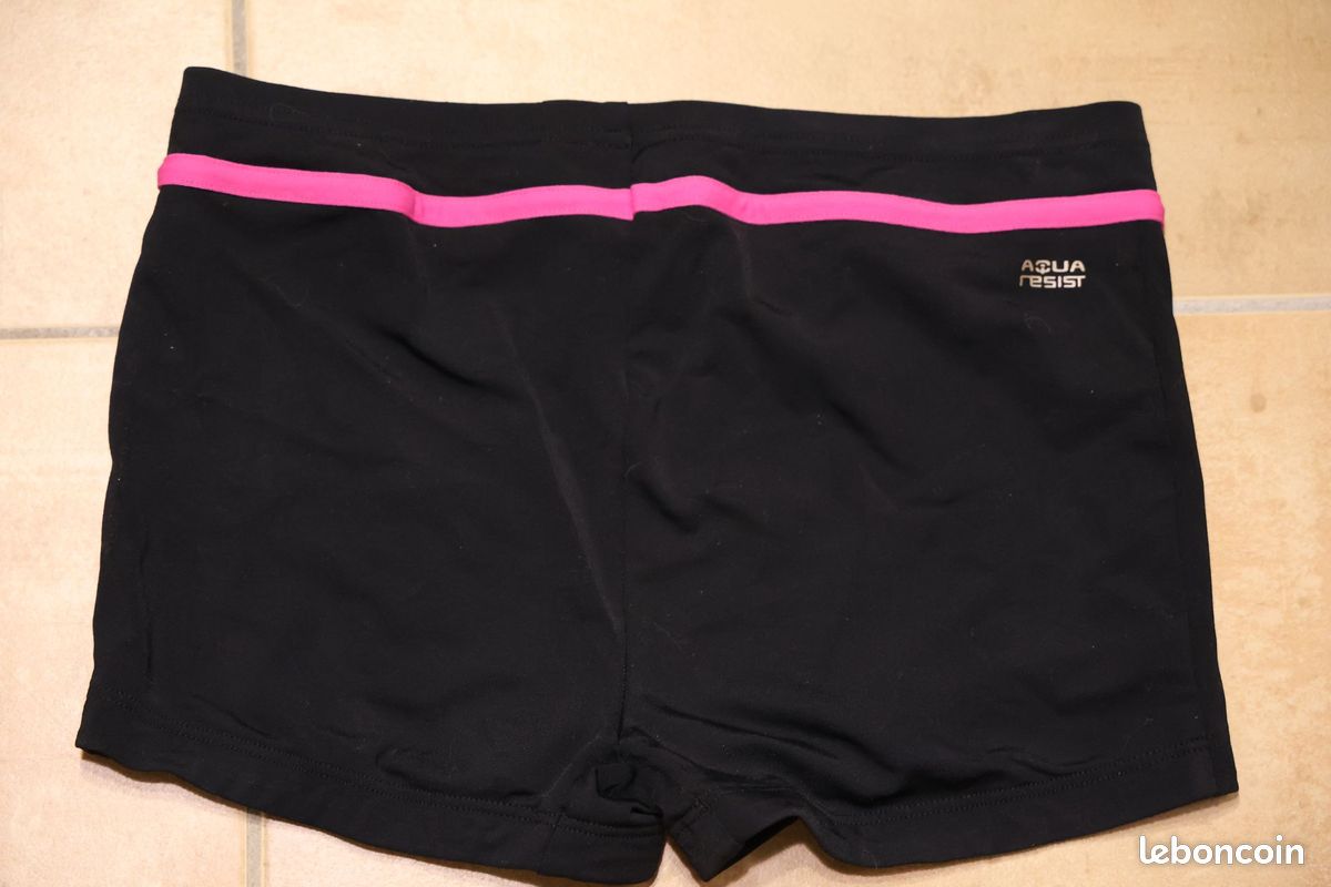 Bain Shorty Bas De Maillot Bain Short Shorty Taille Haute Femme