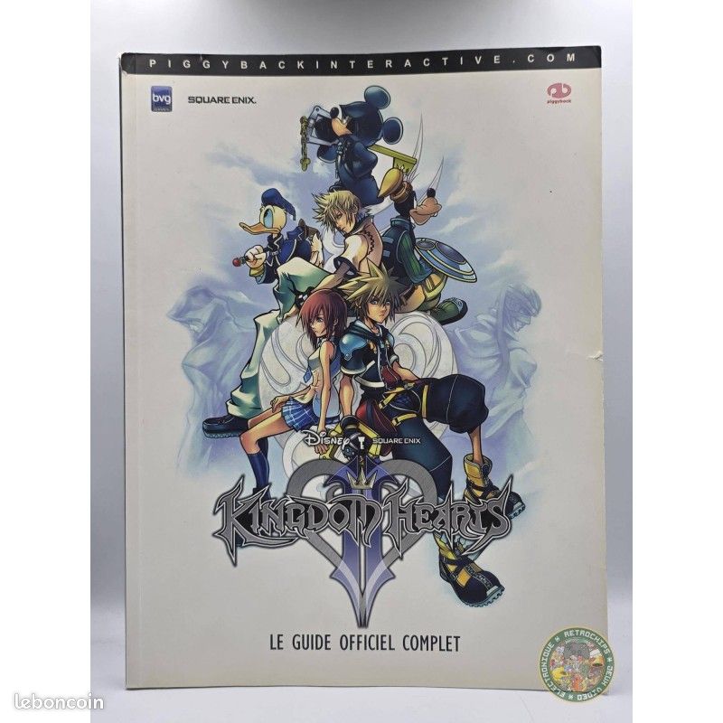 Guide stratégique officiel illustré japonais Playstation 2 : Kingdom Hearts Ps2