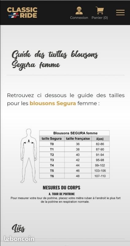 Blouson veste de moto Segura en cuir Vêtements