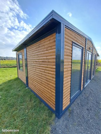 Chalet bois d'occasion - BTP - Chantier gros-oeuvre - leboncoin