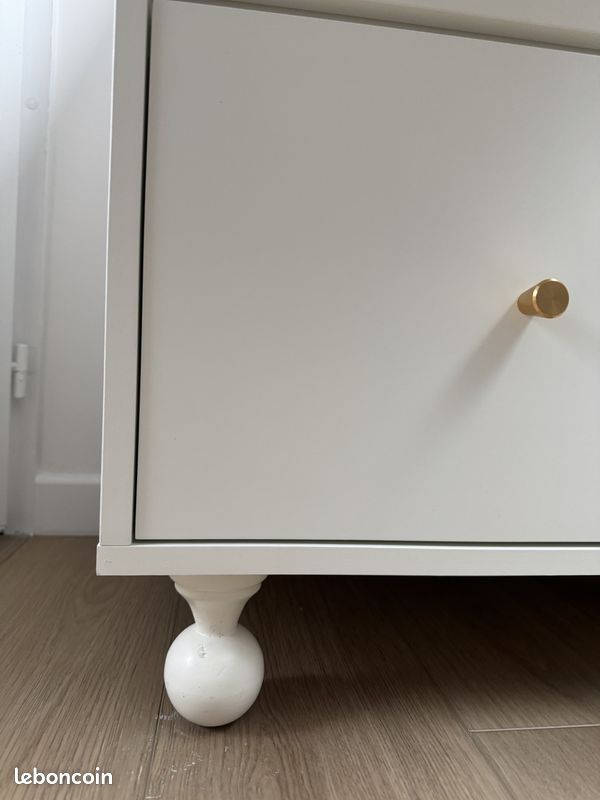 Meuble de rangement blanc – style moderne / scandinave (image 4)