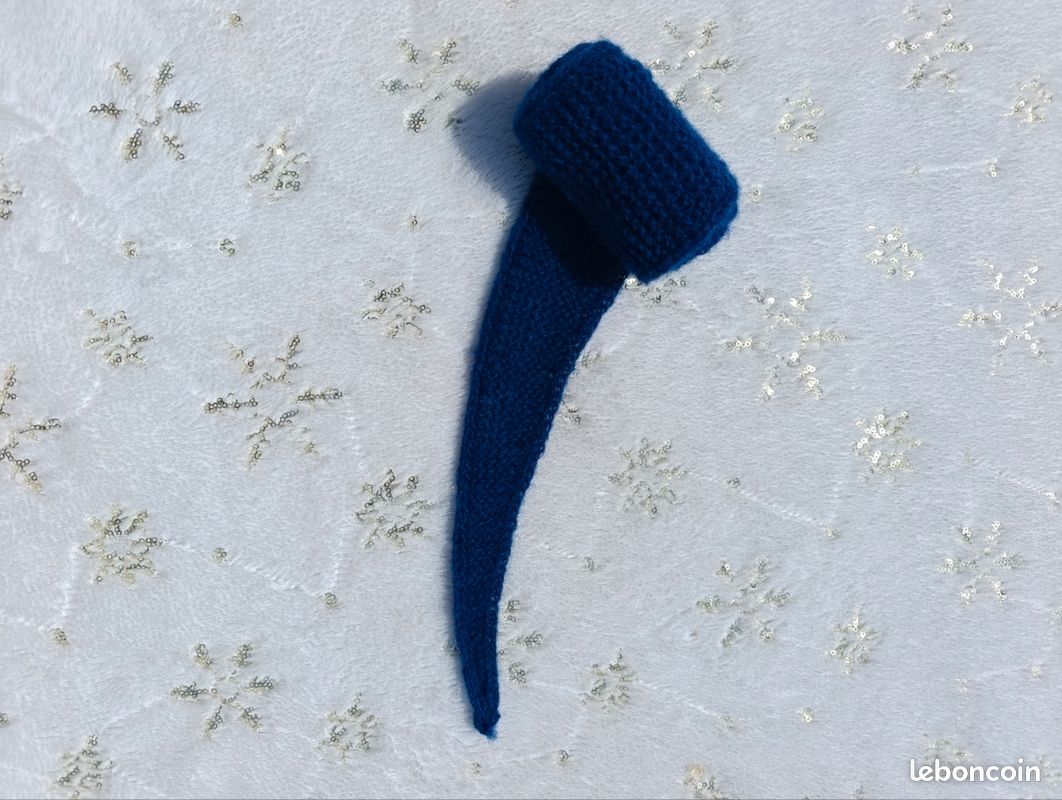 Sophie scarf nuage écharpe sophie bleu nuit neuf fait main (image 3)