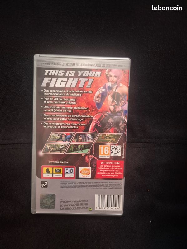 Jeux psp tekken 6 et grand theft auto vice city stories (image 3)