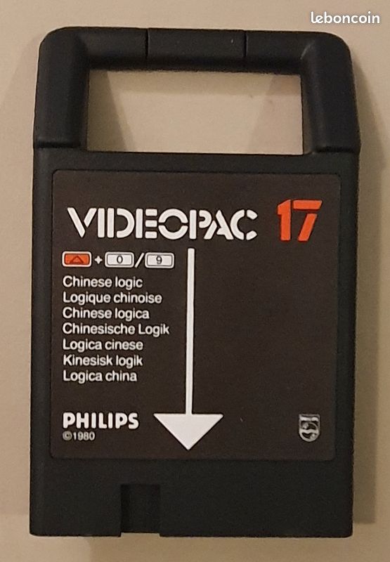 Jeu Vidéo Philips Vidéopac N°17 Pour Console G7000 - Très Bon état Vintage