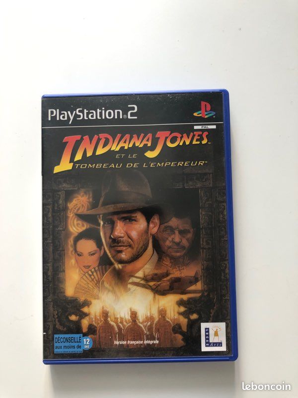 Jeu Indiana Jones Et Le Tombeau De L'Empereur - PS2 - Version Française Complète - Très Bon état