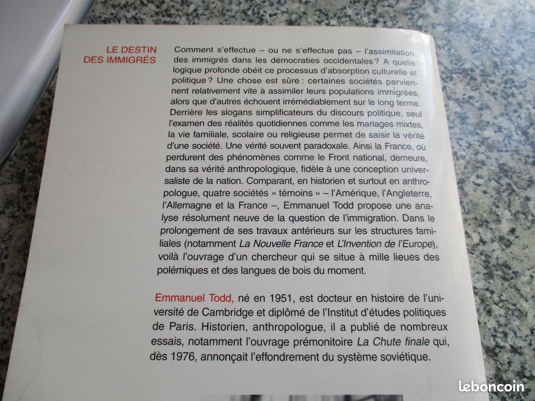 Livres sur immigration (image 3)