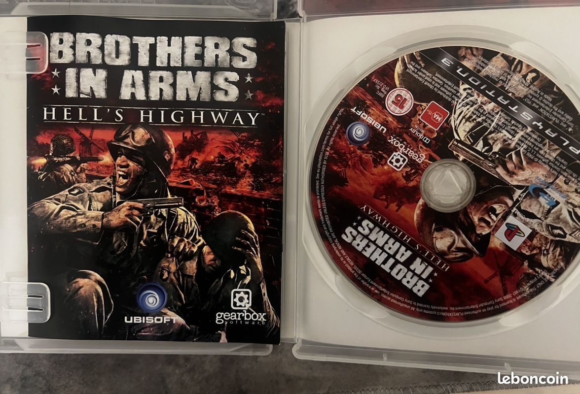 Jeu Brothers In Arms Hell's Highway - PS3 Version Française Complète En Très Bon état