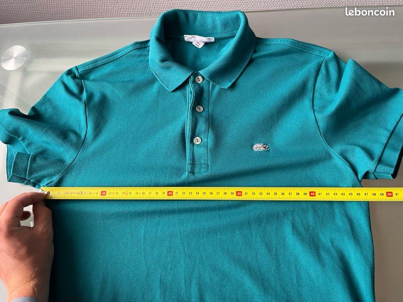 Slim Fit Taille 39 Chemise Lacoste Polo Lacoste Bleu Canard Taille