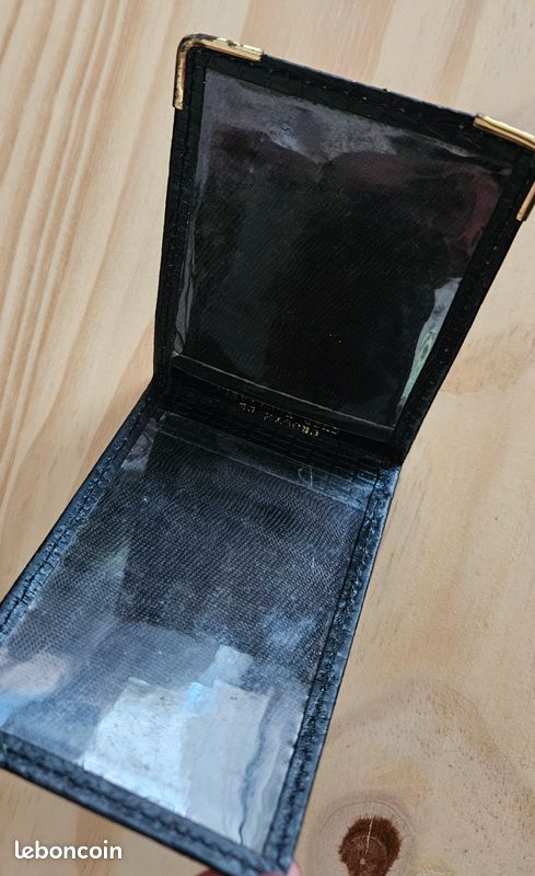 CUIR : Porte-cartes noir (image 7)