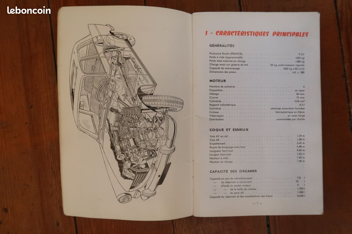 PEUGEOT 404 notice d'entretien (image 3)