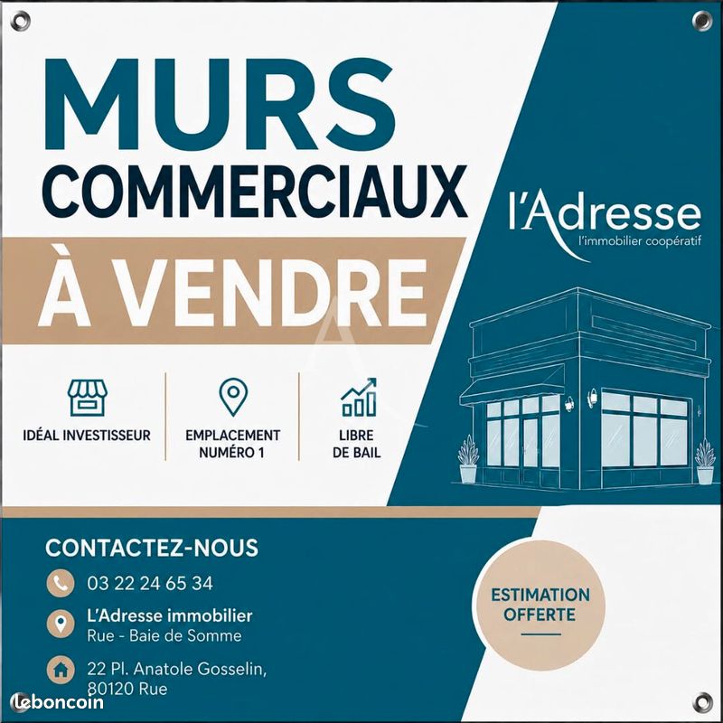 Murs commerciaux 223 m² RUE (image 1)