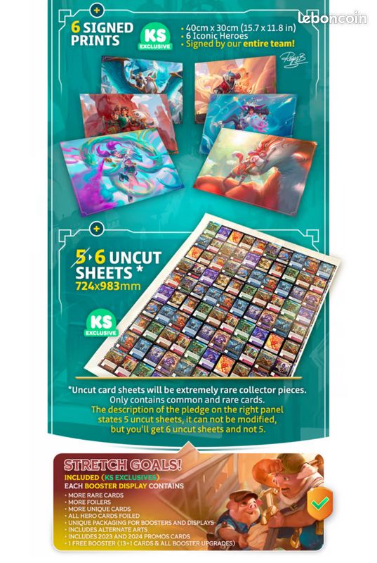 Recherche Uncut Sheets + Prints Altered TCG (image 1)