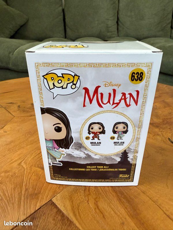 Figurine Funko Pop n°638 Mulan Villager – Disney Mulan (image 3)