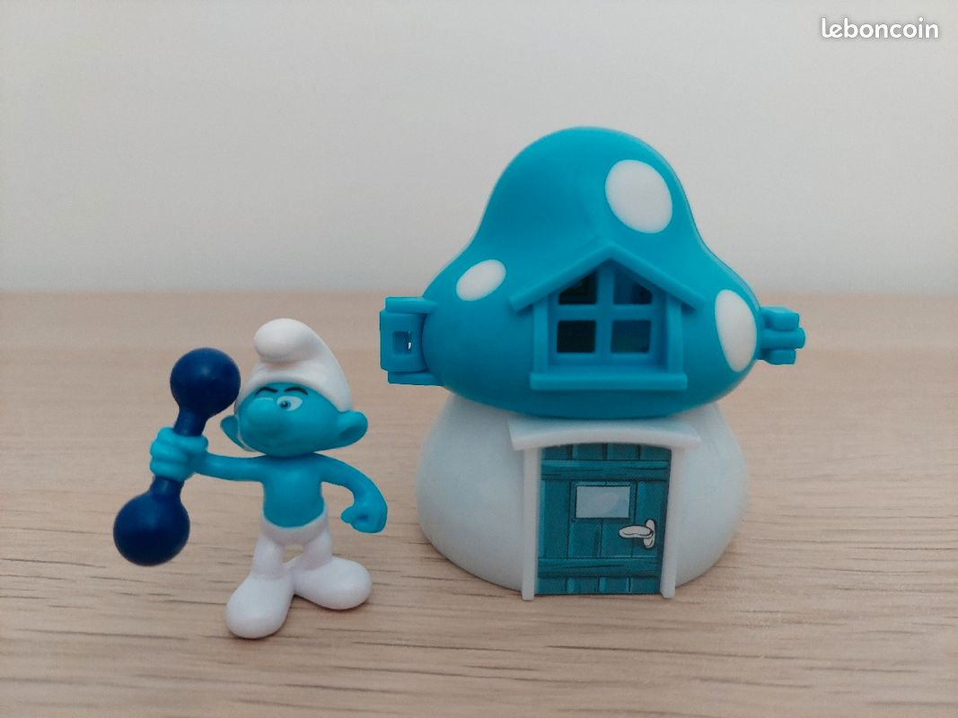 BD figurine schtroumpf costaud maison Kinder (image 2)