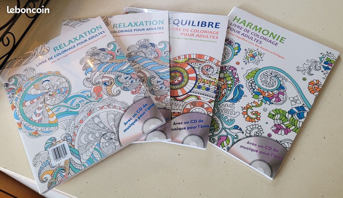 Coloriages "mandalas" + cd musique -- anti-stress (image 1)