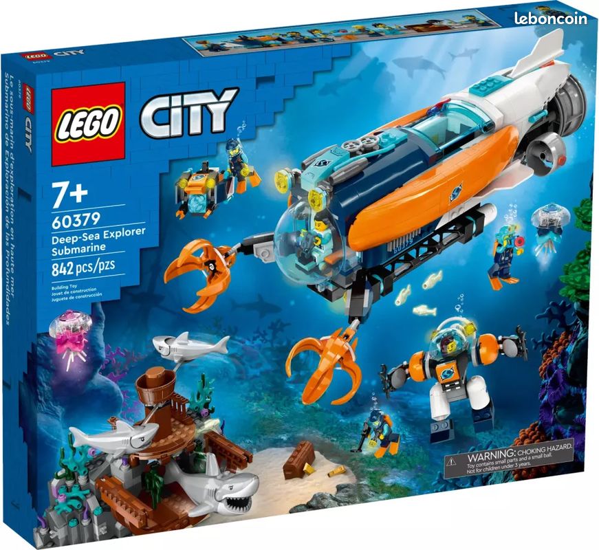 LEGO City 60379 : Le sous-marin d’exploration en eaux profondes (image 1)