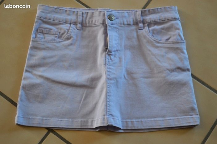 Jupe jeans fille 12-14 ans (image 1)