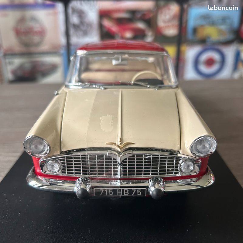 NOREV 40 Simca Chambord - Marron Et Beige Rosé - Miniature Collection En Boîte