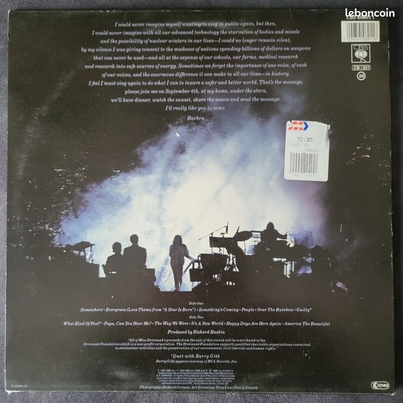 Vinyle Barbara Streisand (image 2)