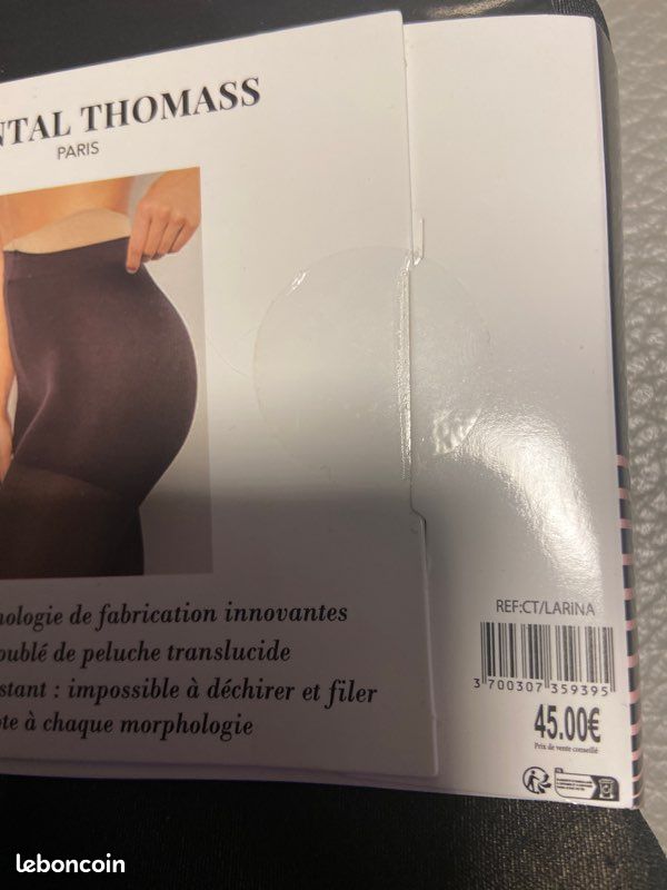 Collant Fantaisie Chantal Thomass à Coutures - Motif Panthère Bicolore - Taille 3 - 20 Deniers